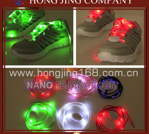 LED multi color shoelaces for sale 